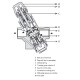 Siemens VPI45.15F1.5Q Dinamikus térfogatáram szabályozó szelep mérőcsonkkal DN15