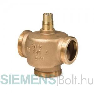 Siemens VXG44.15-1.6 kétutú menetes szabályzószelep 1"-1.6