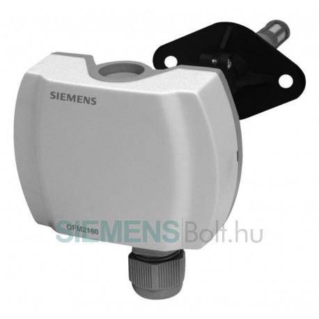 Siemens QFM2171 Légcsatornába helyezhető kombinált páratartalom és hőmérséklet érzékelő 2x4…20mA