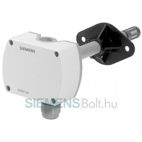 Siemens QFM3160 Légcsatornába helyezhető kombinált páratartalom és hőmérséklet érzékelő 2xDC 0...10 V high-quality