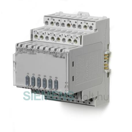 Siemens Desigo TX-I/O 6 I/O relémodul helyi felülvezérléssel