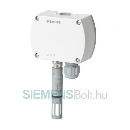 Siemens QFA3160 Kombinált teremérzékelő páratartalom és hőmérséklet érzékelő 2 x DC 0...10 V